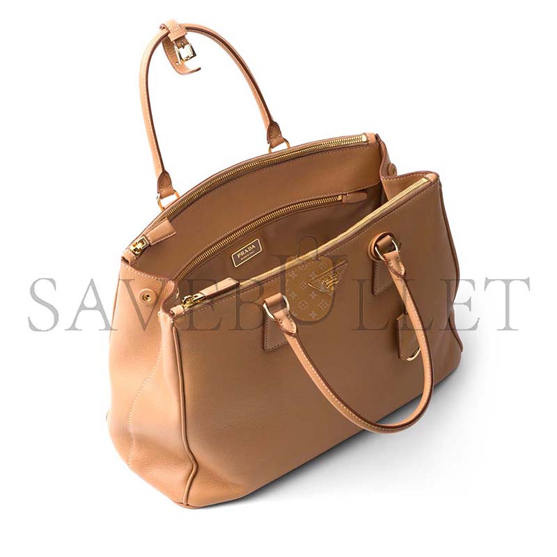 Pra*a large galleria leather bag 1ba446 (36*26*15cm)